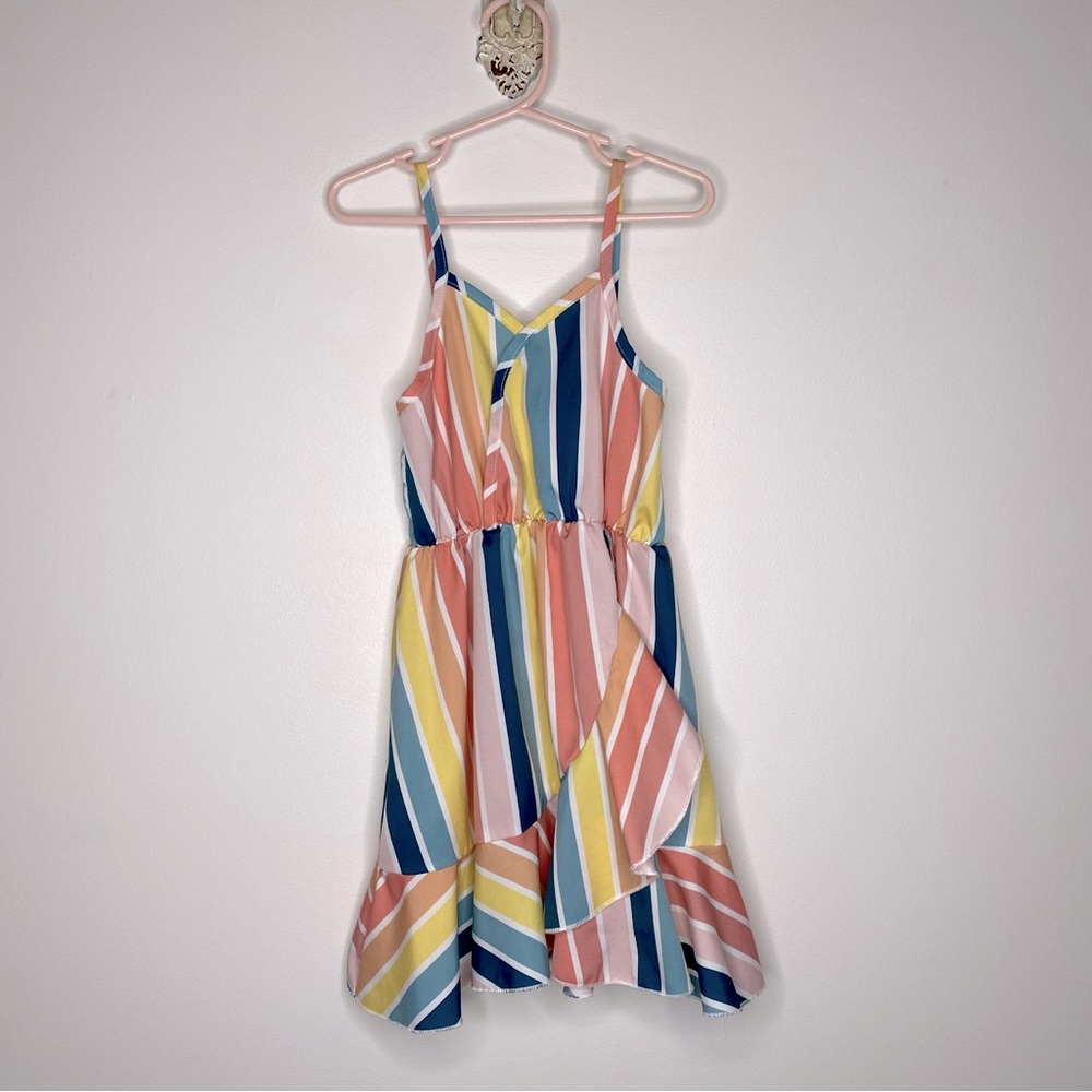 Multicolor Little Girls Sundress